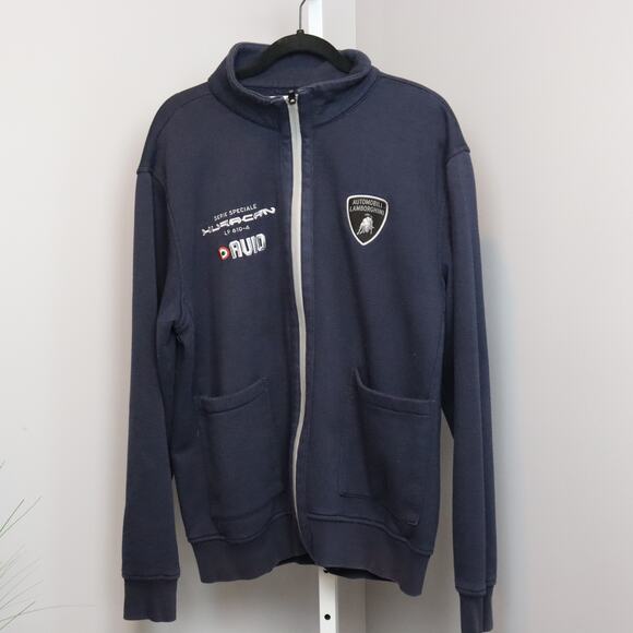 Automobili Lamborghini Huracán Avio Series Speciale Zip Jacket – XXL Navy Blue - Picture 1 of 9